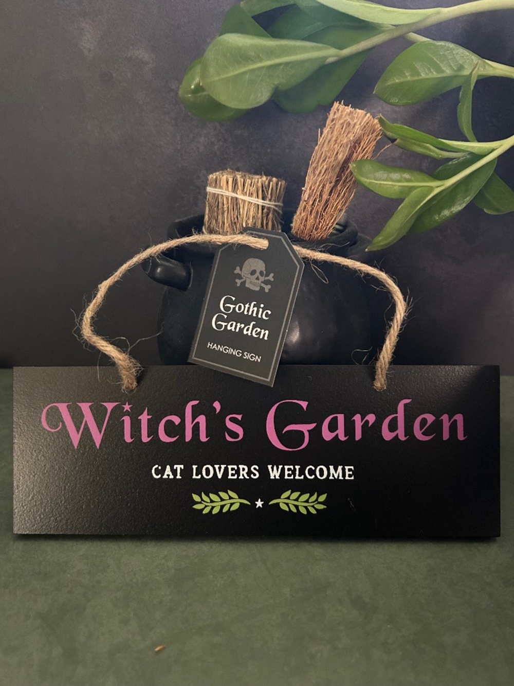 Witch's Garden Hanging Sign